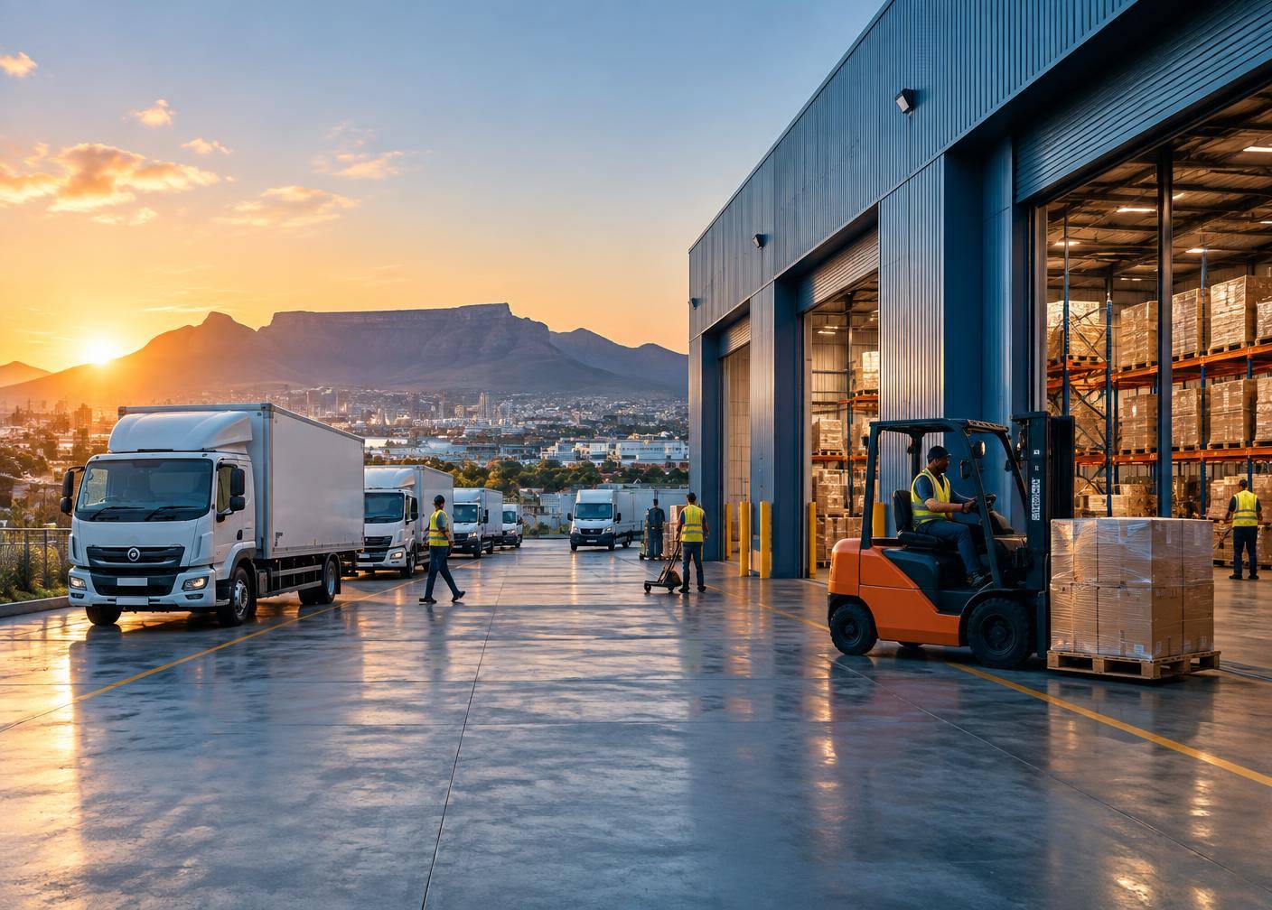 Commercial warehouse and fleet operations
